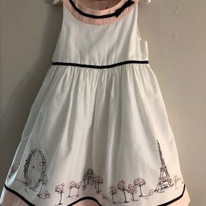 EUC Janie & Jack 2T Dress - Paris Scene